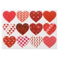 Naklejki wzorzyste serduszka