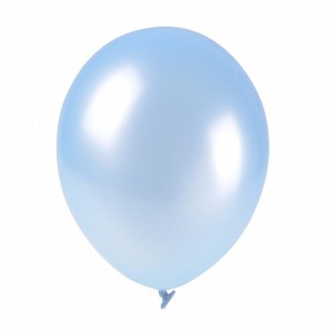 Balony metalizowane 11" błękitne (100 szt.)