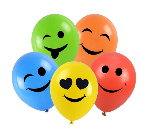 Balony emotki (5 szt.)