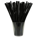 Słomki wielorazowe - proste czarne (20 szt.)