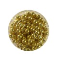 Łańcuch perełki 8 mm złoty