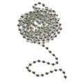 Łańcuch perełki 8 mm srebrny