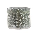 Łańcuch perełki 8 mm srebrny