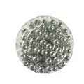 Łańcuch perełki 8 mm srebrny