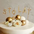 Świeczki urodzinowe napis "Sto lat"