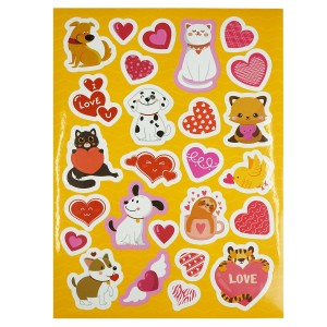 Urocze naklejki walentynkowe