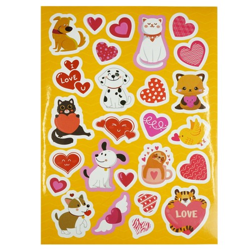 Urocze naklejki walentynkowe