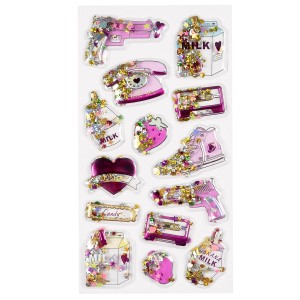 Naklejki 3D z konfetti