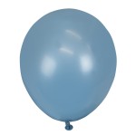 Balony pastelowe jednokolorowe zgaszony niebieski (10 szt.)