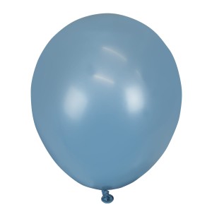 Balony pastelowe jednokolorowe zgaszony niebieski (10 szt.)