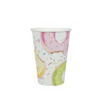 Kubki papierowe - Pączki (8 szt.)