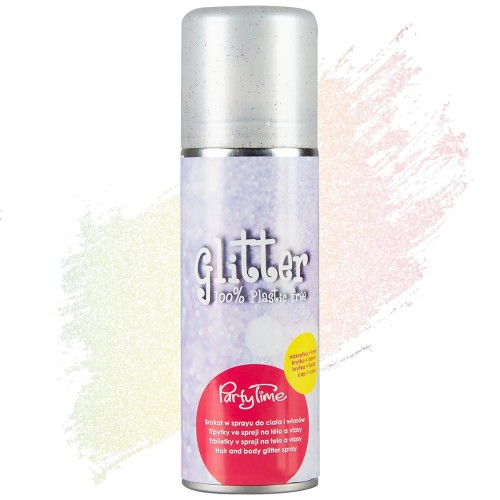 Brokat w sprayu do ciała i włosów (100% plastic free) holograficzny