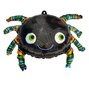 Halloweenowy balon foliowy figurka - pająk