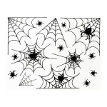 Dekoracja elektrostatyczna - pajęczyna