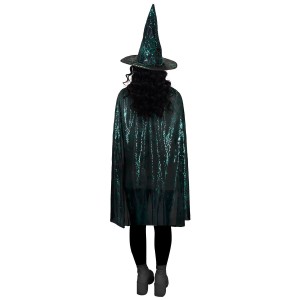 Zestaw czarownika - peleryna, kapelusz