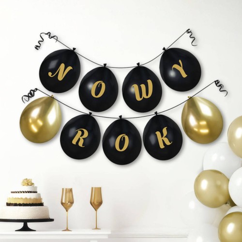 Balony lateksowe Nowy Rok