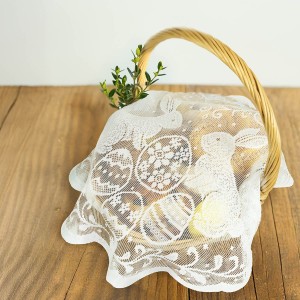 Serwetka na koszyczek - wielkanocne wzory