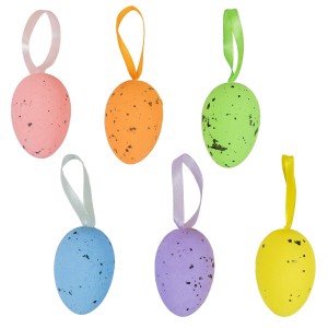 Kolorowe pisanki nakrapiane (6 szt.)