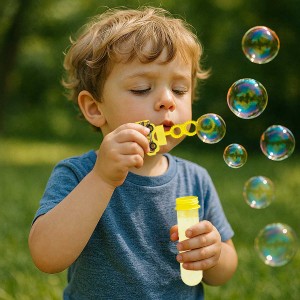 Bańki mydlane - plac budowy