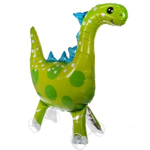 Balon foliowy jeżdżący (z kółkami) - dinozaur