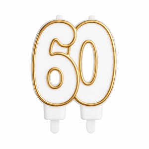 Świeczka jubileuszowa 60