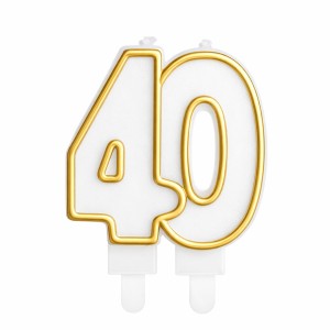 Świeczka jubileuszowa 40