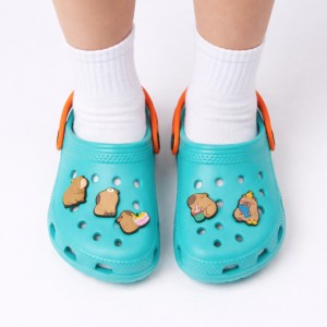 Przypinki do butów - kapibara (5 szt.)