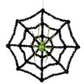 Pajęczyna z pająkiem - dekoracja Halloweenowa