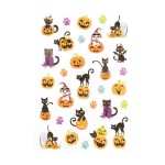 Halloweenowe naklejki zwierzaki