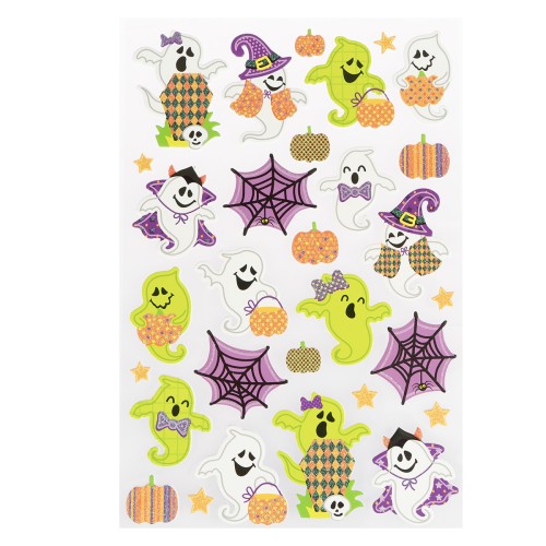 Naklejki halloweenowe duszki