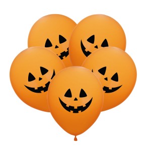 Balony z nadrukiem - dynie (5 szt.)