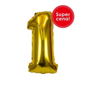 Balon foliowy cyferka nr 1