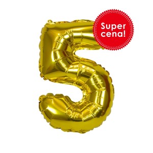 Balon foliowy cyferka nr 5