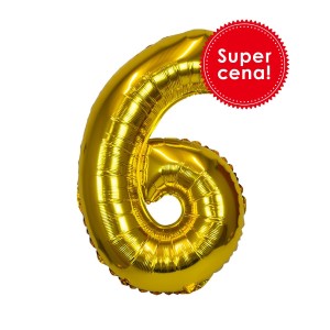 Balon foliowy cyferka nr 6