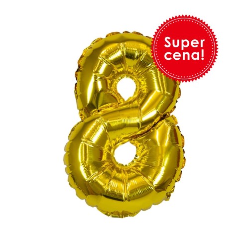 Balon foliowy cyferka nr 8