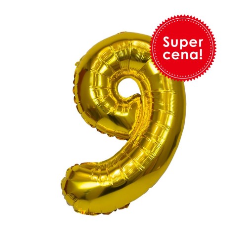 Balon foliowy cyferka nr 9