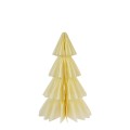 Choinka kremowa - papierowa dekoracja (25 cm)