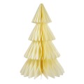Choinka kremowa - papierowa dekoracja (35 cm)